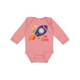 thumbnail image 1 of Inktastic 1st Birthday Rocketship One Year Old Boys or Girls Long Sleeve Baby Bodysuit, 1 of 5