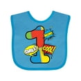 thumbnail image 1 of Inktastic 1st Birthday Superhero Boys or Girls Baby Bib, 1 of 4