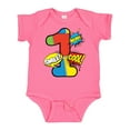 thumbnail image 1 of Inktastic 1st Birthday Superhero Boys or Girls Baby Bodysuit, 1 of 5