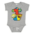 thumbnail image 1 of Inktastic 1st Birthday Superhero Boys or Girls Baby Bodysuit, 1 of 5