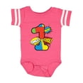 thumbnail image 1 of Inktastic 1st Birthday Superhero Boys or Girls Baby Bodysuit, 1 of 5