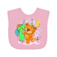 thumbnail image 1 of Inktastic 1st Birthday Teddy Bear Boys or Girls Baby Bib, 1 of 4