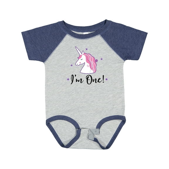 Inktastic 1st Birthday Unicorn Girls Baby Bodysuit