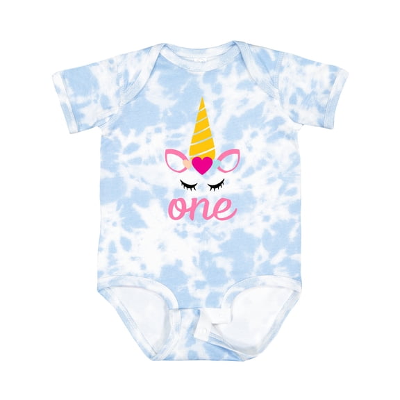 Inktastic 1st Birthday Unicorn Girls Baby Bodysuit