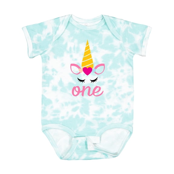 Inktastic 1st Birthday Unicorn Girls Baby Bodysuit