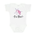 thumbnail image 1 of Inktastic 1st Birthday Unicorn Girls Baby Bodysuit, 1 of 5