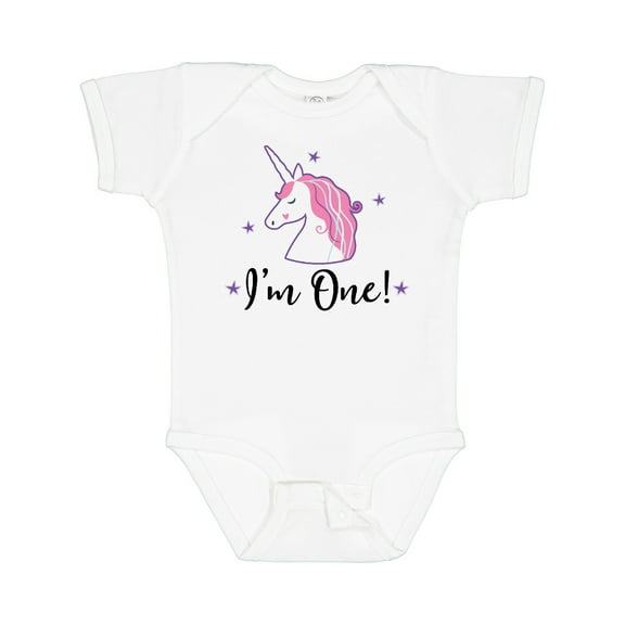 Inktastic 1st Birthday Unicorn Girls Baby Bodysuit