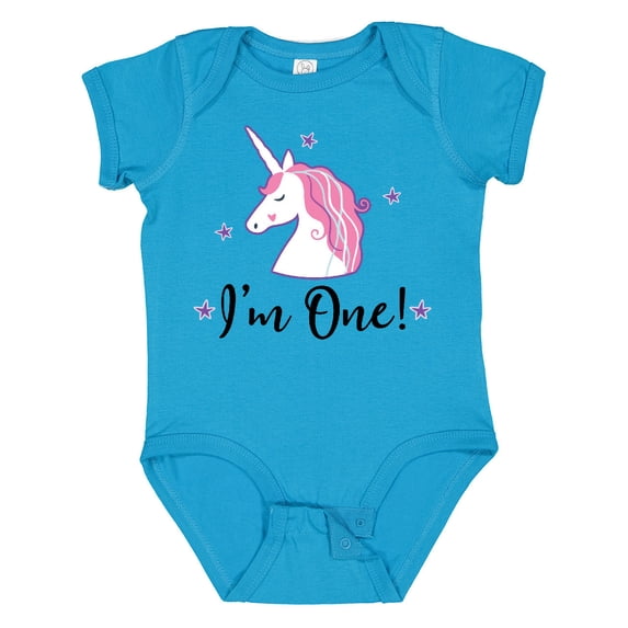 Inktastic 1st Birthday Unicorn Girls Baby Bodysuit