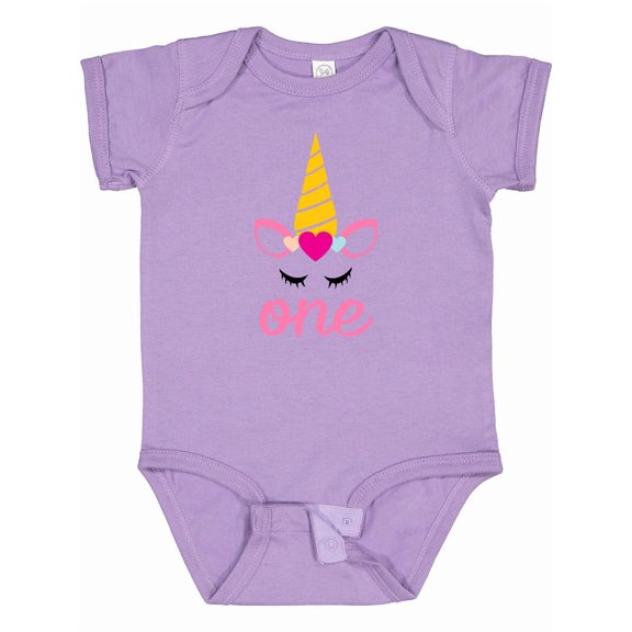 Inktastic 1st Birthday Unicorn Girls Baby Bodysuit
