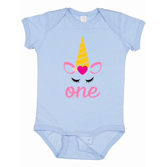 Inktastic 1st Birthday Unicorn Girls Baby Bodysuit