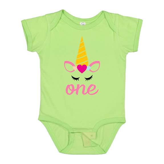 Inktastic 1st Birthday Unicorn Girls Baby Bodysuit