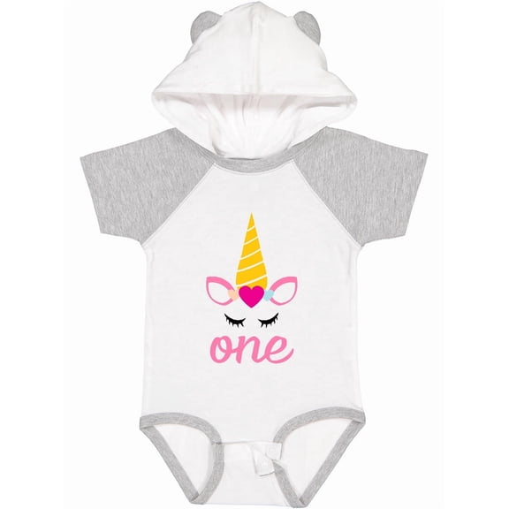 Inktastic 1st Birthday Unicorn Girls Baby Bodysuit