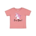 thumbnail image 1 of Inktastic 1st Birthday Unicorn Girls Baby T-Shirt, 1 of 5
