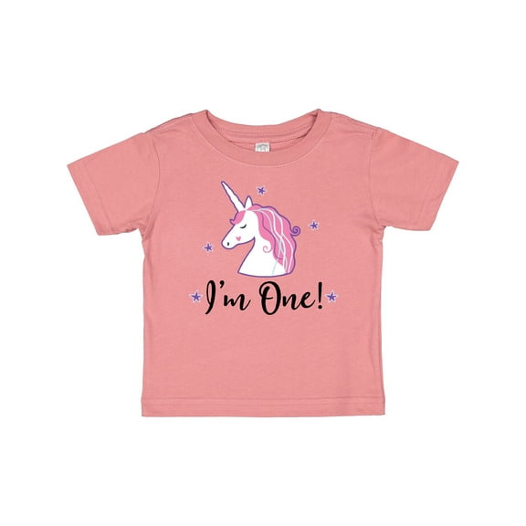Inktastic 1st Birthday Unicorn Girls Baby T-Shirt