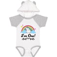 thumbnail image 1 of Inktastic 1st Birthday Unicorn Rainbow 1 Year Old Party Girls Baby Bodysuit, 1 of 5