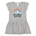 thumbnail image 1 of Inktastic 1st Birthday Unicorn Rainbow 1 Year Old Party Girls Baby Dress, 1 of 4