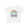 thumbnail image 1 of Inktastic 1st Birthday Unicorn Rainbow 1 Year Old Party Girls Baby T-Shirt, 1 of 5