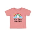 thumbnail image 1 of Inktastic 1st Birthday Unicorn Rainbow 1 Year Old Party Girls Baby T-Shirt, 1 of 5