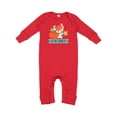 thumbnail image 1 of Inktastic 1st Birthday Woodland Fox 1 Year Old Baby Romper Coveralls, 1 of 4