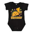 thumbnail image 1 of Inktastic 1st Birthday with Taco and Confetti Boys or Girls Baby Bodysuit, 1 of 5