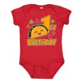 thumbnail image 1 of Inktastic 1st Birthday with Taco and Confetti Boys or Girls Baby Bodysuit, 1 of 5