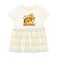 thumbnail image 1 of Inktastic 1st Birthday with Taco and Confetti Girls Baby Dress, 1 of 5