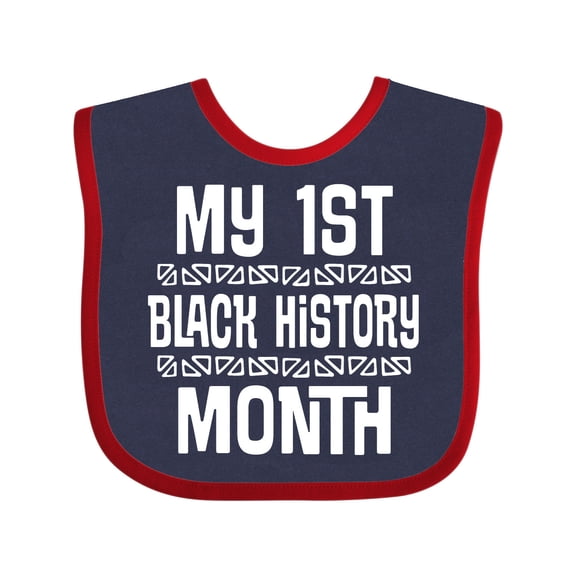Inktastic 1st Black History Month Boys or Girls Baby Bib