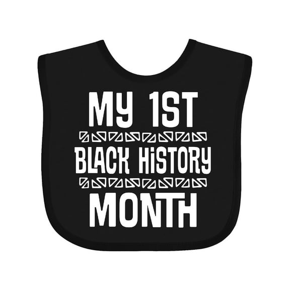 Inktastic 1st Black History Month Boys or Girls Baby Bib