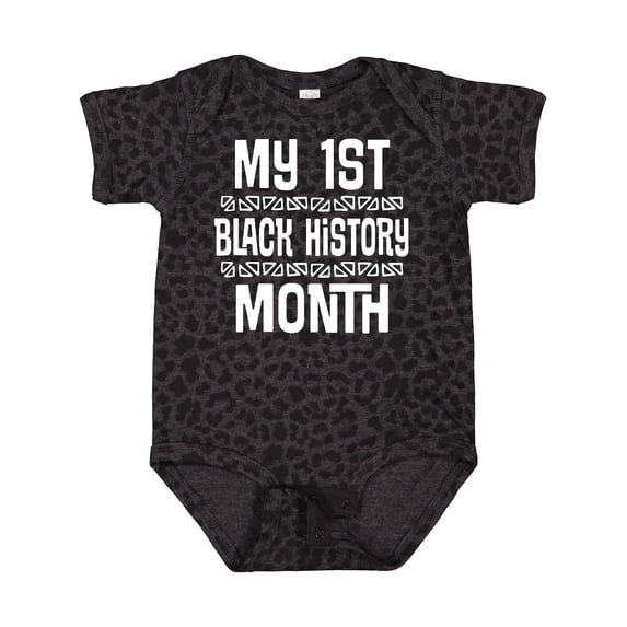 Inktastic 1st Black History Month Boys or Girls Baby Bodysuit
