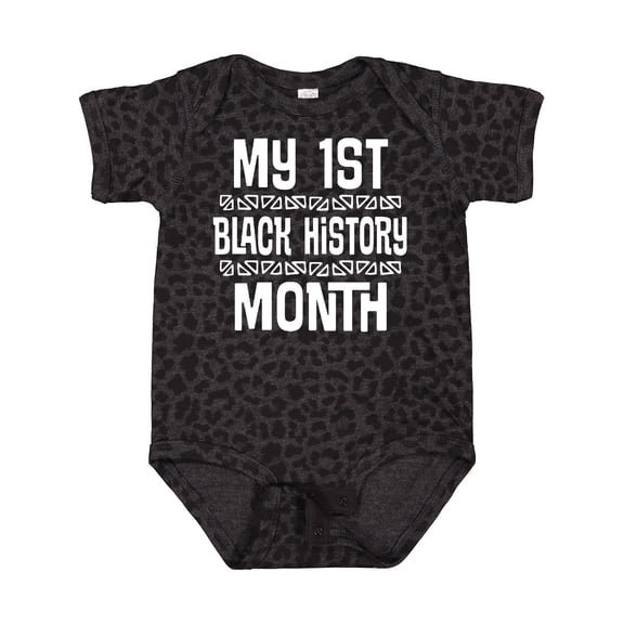 Inktastic 1st Black History Month Boys or Girls Baby Bodysuit