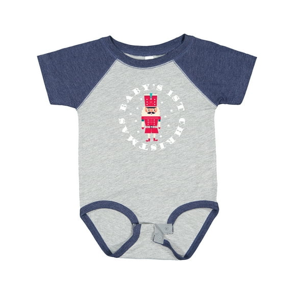 Inktastic 1st Christmas Baby Nutcracker Soldier Boys or Girls Baby Bodysuit