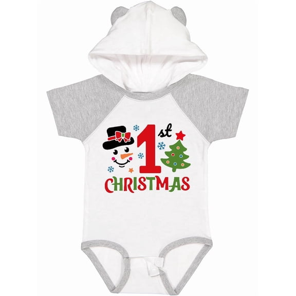 Inktastic 1st Christmas Boys or Girls Baby Bodysuit