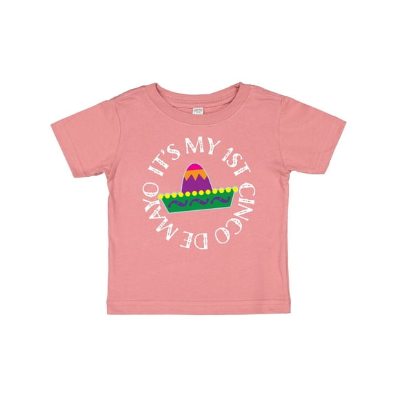 Inktastic 1st Cinco De Mayo Fiesta Sombrero Boys or Girls Baby T-Shirt