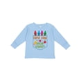 thumbnail image 1 of Inktastic 1st Day of Kindergarten Crayons and Apple Back to School Boys or Girls Long Sleeve Toddler T-Shirt, 1 of 5