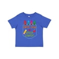 thumbnail image 1 of Inktastic 1st Day of Kindergarten Crayons and Apple Back to School Boys or Girls Toddler T-Shirt, 1 of 5