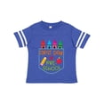 thumbnail image 1 of Inktastic 1st Day of Preschool Crayons and Apple Back to School Boys or Girls Toddler T-Shirt, 1 of 5