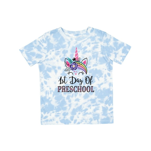 Inktastic 1st Day of Preschool Unicorn Back to School Girls Toddler T-Shirt