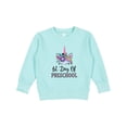 thumbnail image 1 of Inktastic 1st Day of Preschool Unicorn Back to School Toddler Sweatshirt, 1 of 4