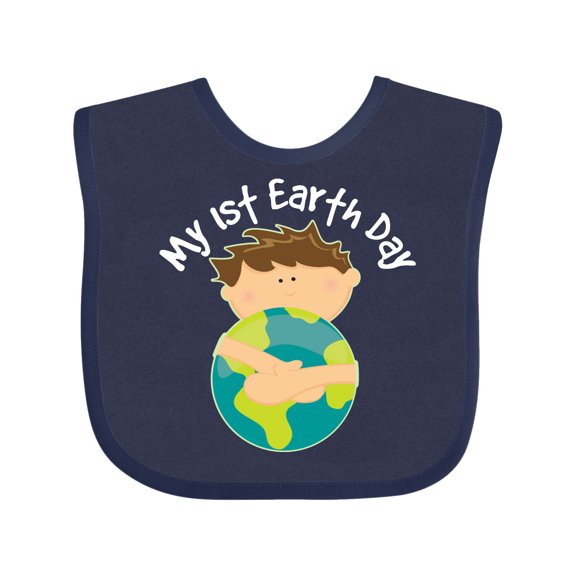 Inktastic 1st Earth Day Holiday Boys Boys Baby Bib