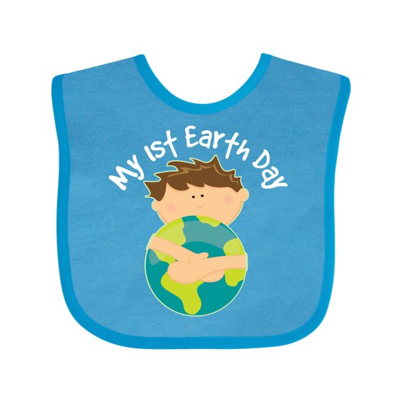 Inktastic 1st Earth Day Holiday Boys Boys Baby Bib