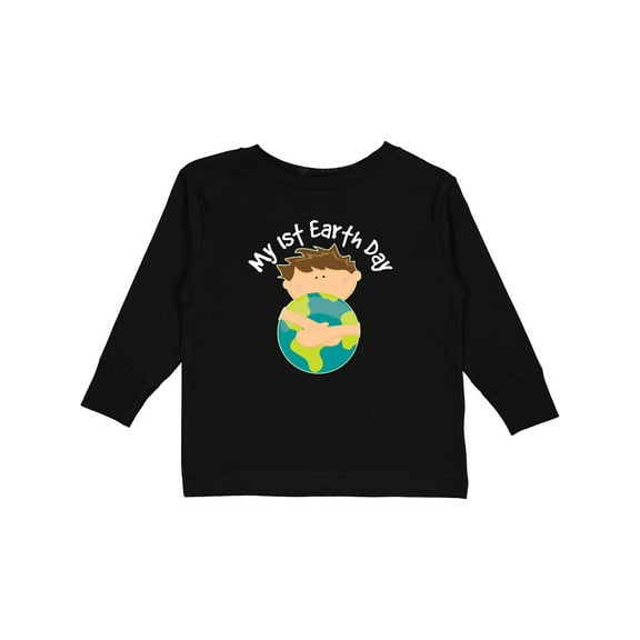 Inktastic 1st Earth Day Holiday Boys Boys Long Sleeve Toddler T-Shirt