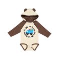 thumbnail image 1 of Inktastic 1st Easter Egg Truck Boys Long Sleeve Baby Bodysuit, 1 of 5