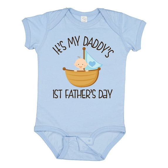 Inktastic 1st Father's Day Baby Boy Boys Baby Bodysuit