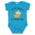 thumbnail image 1 of Inktastic 1st Father's Day Baby Boy Boys Baby Bodysuit, 1 of 5