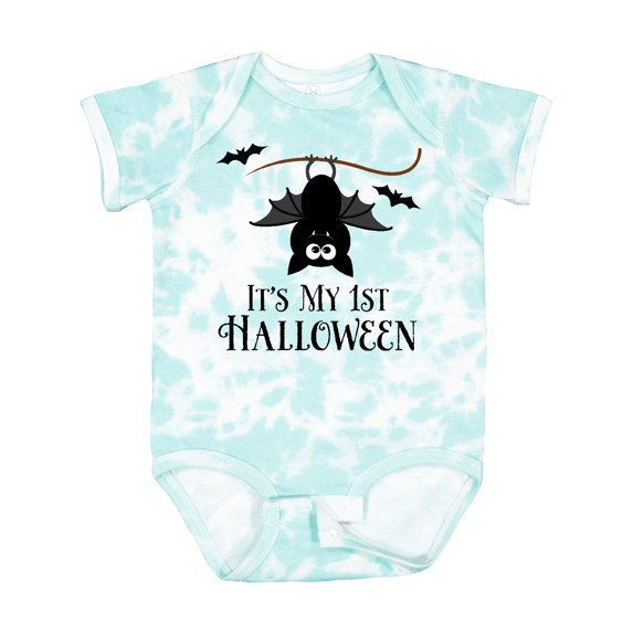 Inktastic 1st Halloween Bat Boys or Girls Baby Bodysuit
