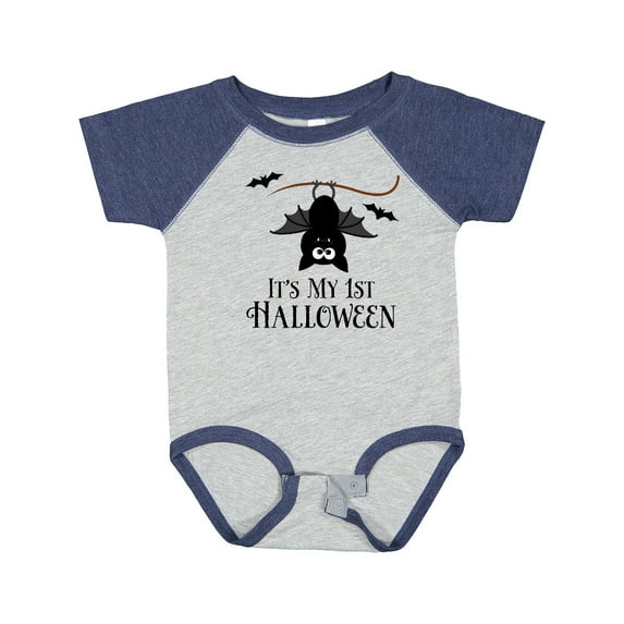 Inktastic 1st Halloween Bat Boys or Girls Baby Bodysuit
