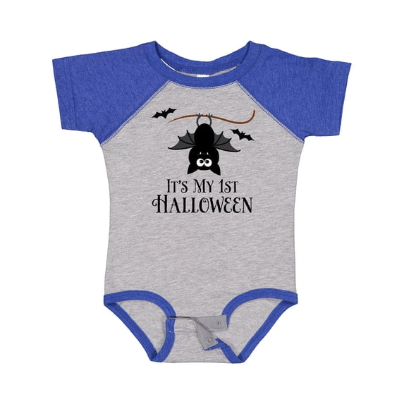 Inktastic 1st Halloween Bat Boys or Girls Baby Bodysuit