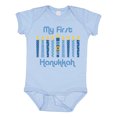 thumbnail image 1 of Inktastic 1st Hanukkah Candles Boys or Girls Baby Bodysuit, 1 of 5