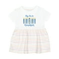thumbnail image 1 of Inktastic 1st Hanukkah Candles Girls Baby Dress, 1 of 5