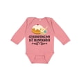 thumbnail image 1 of Inktastic 1st Hanukkah Childs Dreidel Boys or Girls Long Sleeve Baby Bodysuit, 1 of 5